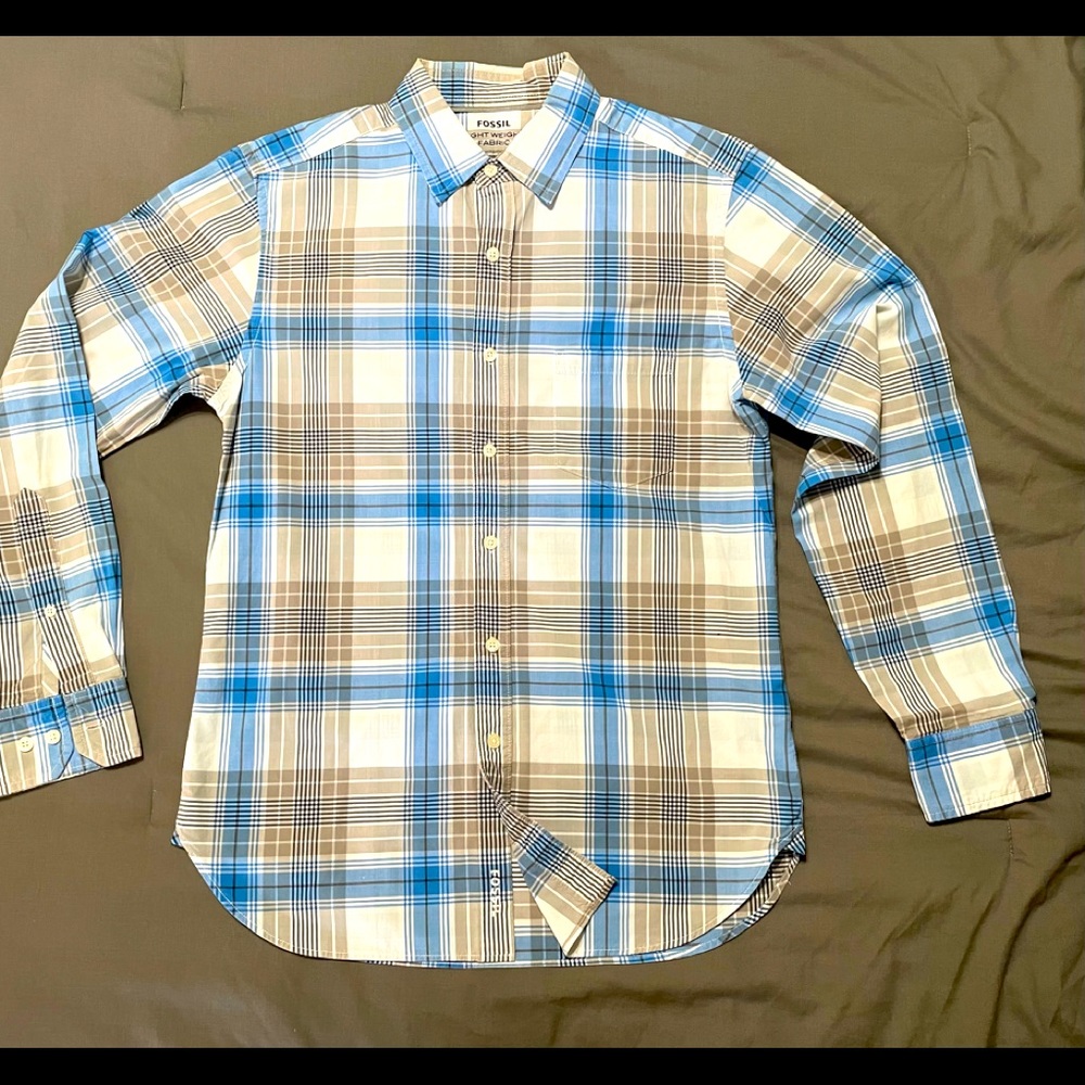 Fossil Men’s Long Sleeved Button-up Shirt